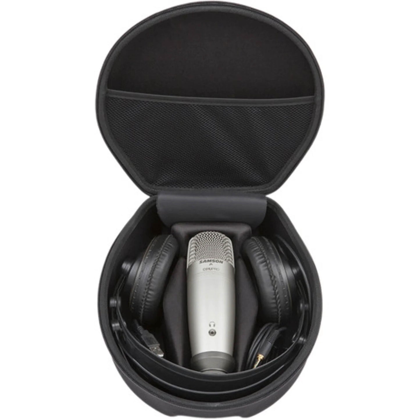 Pack de micrófono y audífonos Samson USB C01U/SR850 Pro Recording/Podcast