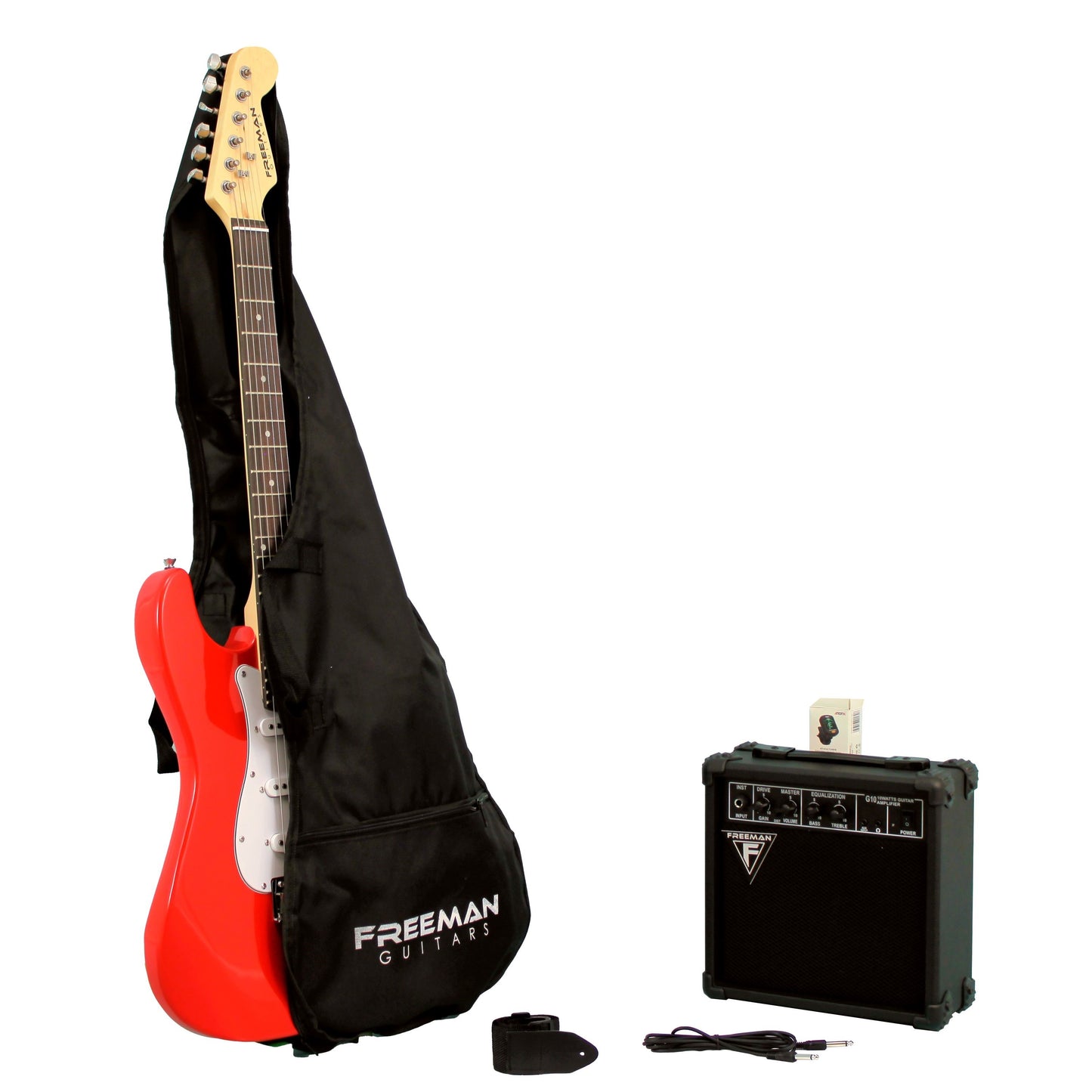 Pack de guitarra eléctrica Freeman Rockstarter - Red