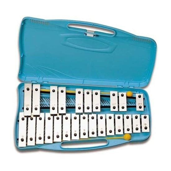 Metalófono Baldassare TL25W 25 notas – teclas color blanco