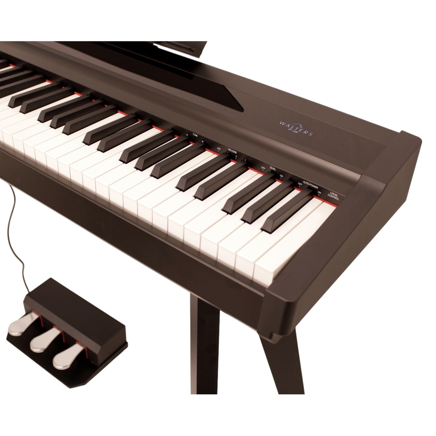 Piano digital P-20 Walters negro con stand