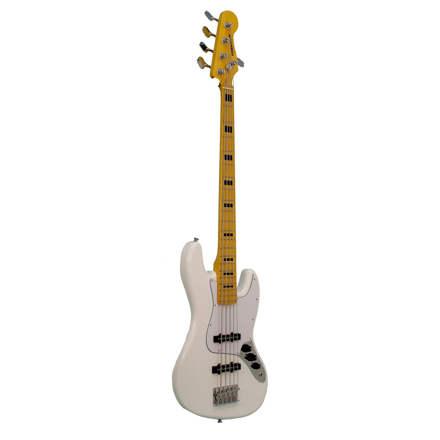 Bajo eléctrico Freeman JB5MP 5 cuerdas - White