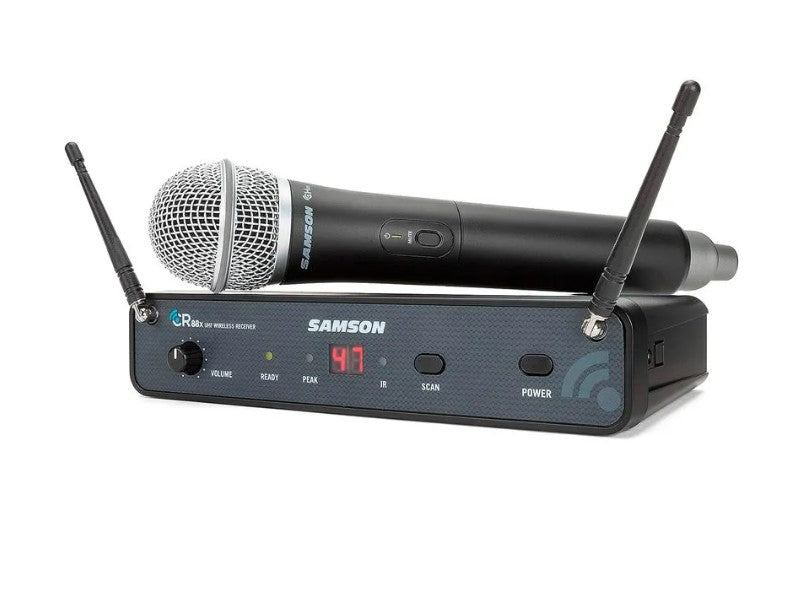 Sistema micrófono inalámbrico Samson Concert 88x con transmisor CH88 y cápsula Q7