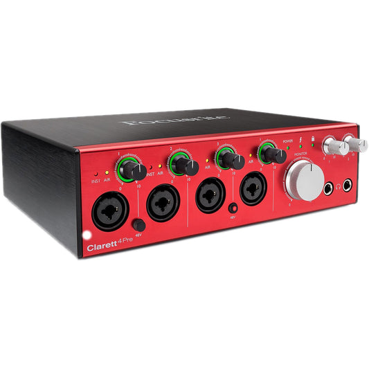 Interfaz de Audio Focusrite Clarett+ 4Pre