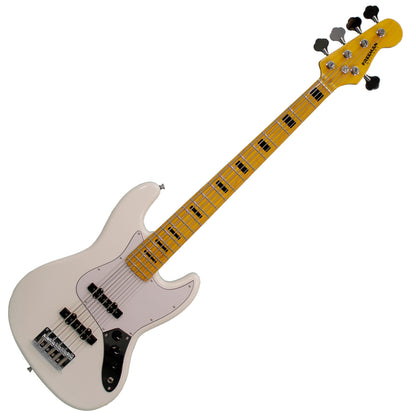 Bajo eléctrico Freeman JB5MP 5 cuerdas - White