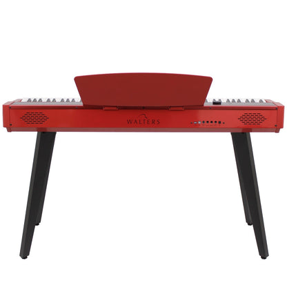 Piano digital P-20 Walters rojo con stand