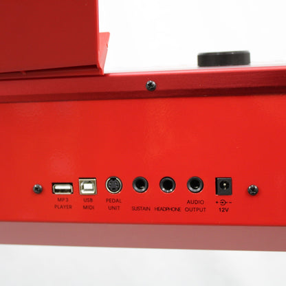 Piano digital P-20 Walters rojo con stand