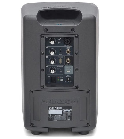 Caja acústica activa Samson XP106 con micrófono y bluetooth