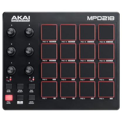 Akai MPD 218 - Controlador MIDI Pad